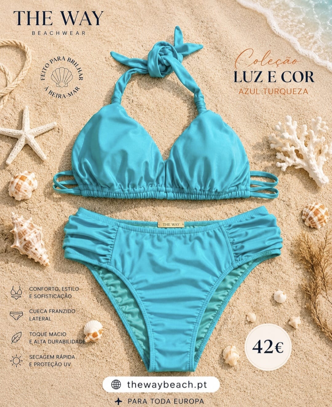 Biquíni Azul Turqueza - Imagem 2
