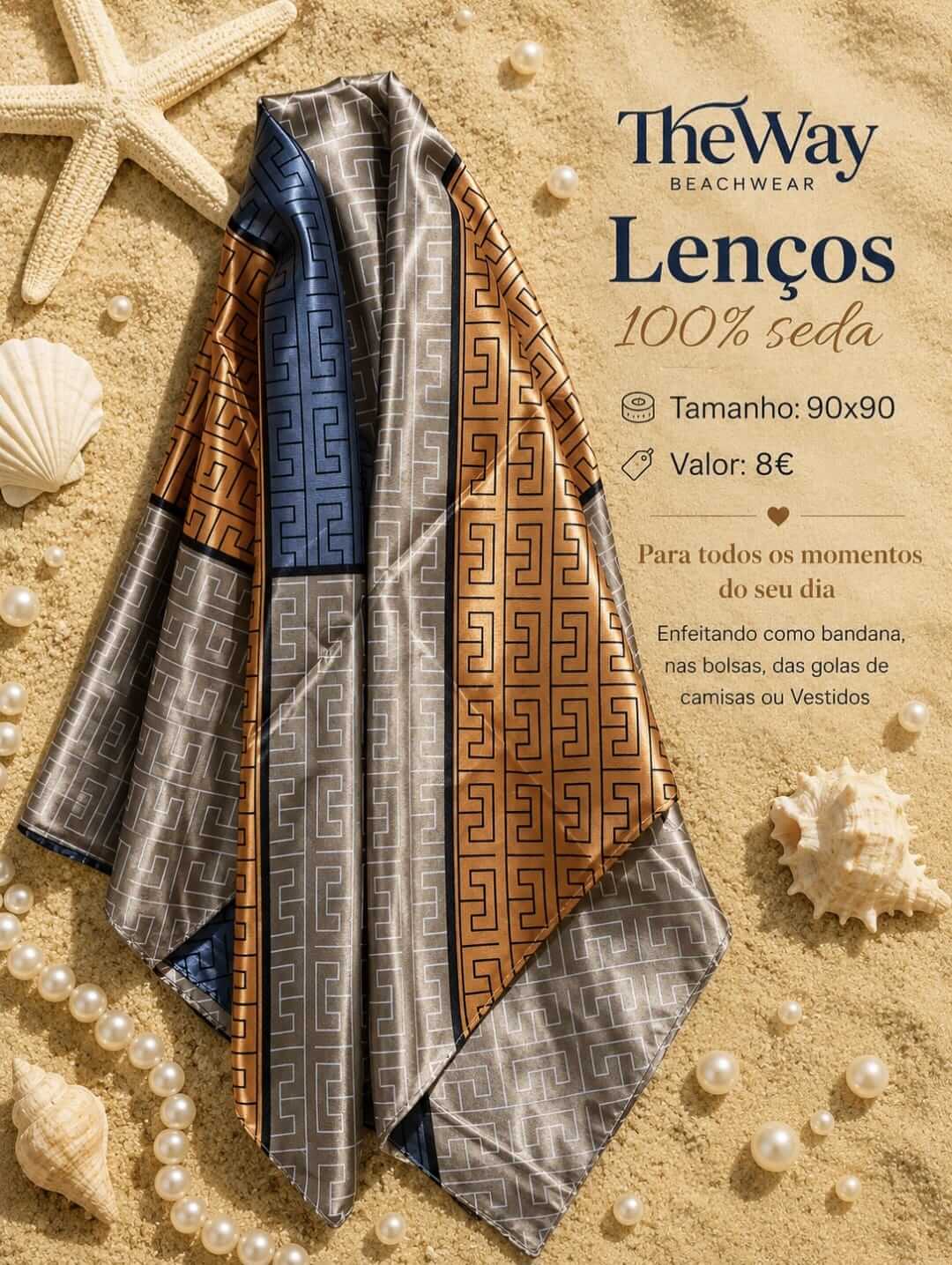 Lenço 100% Seda - Imagem 11