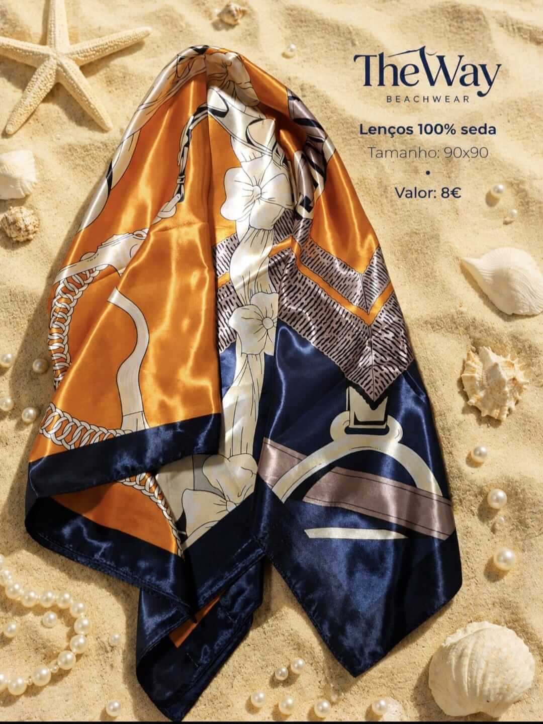 Lenço 100% Seda - Imagem 12